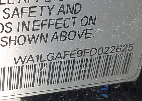 2015 Audi Q7 3.0T Premium из США, поврежденный, VIN WA1LGAFE9FD022625